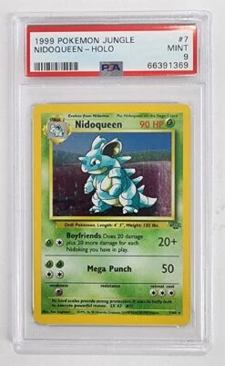 1999 Pokemon Jungle Nidoqueen 7/64 - Holo - PSA9