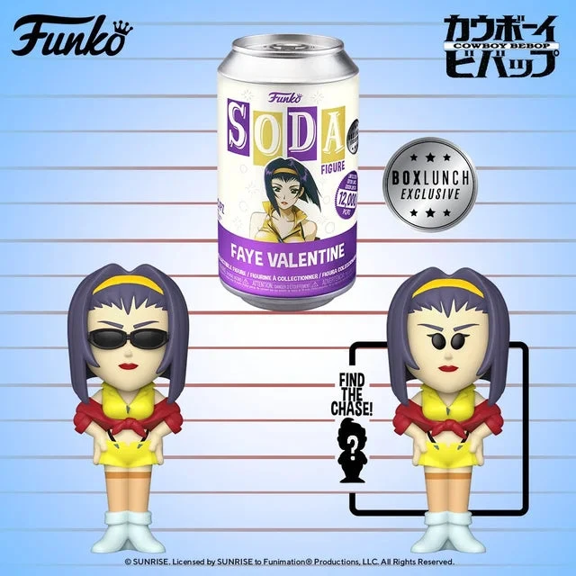 FUNKO Cowboy Bebop - Faye Valentine US Exclusive Vinyl Soda 3 FUNKO Cowboy Bebop - Faye Valentine US Exclusive Vinyl Soda - Image 3