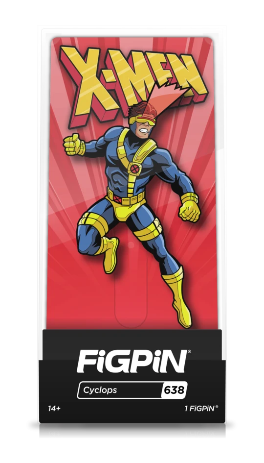 X-Men Animated - Cyclops 3" Collectors FigPin #638 1 X-Men Animated - Cyclops 3" Collectors FigPin #638