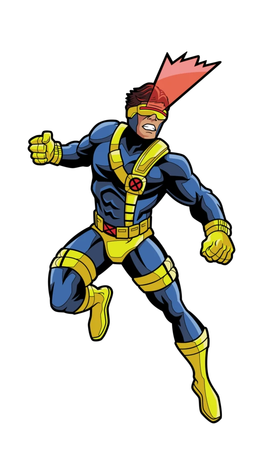 X-Men Animated - Cyclops 3" Collectors FigPin #638 2 X-Men Animated - Cyclops 3" Collectors FigPin #638 - Image 2
