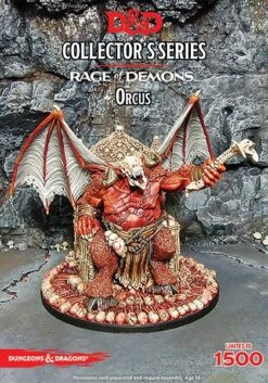 D&D Collectors Series Miniatures Rage Of Demons Demon Lord Orcus