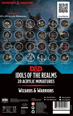 D&D Idols Of The Realms Wizards & Warriors 2D Set