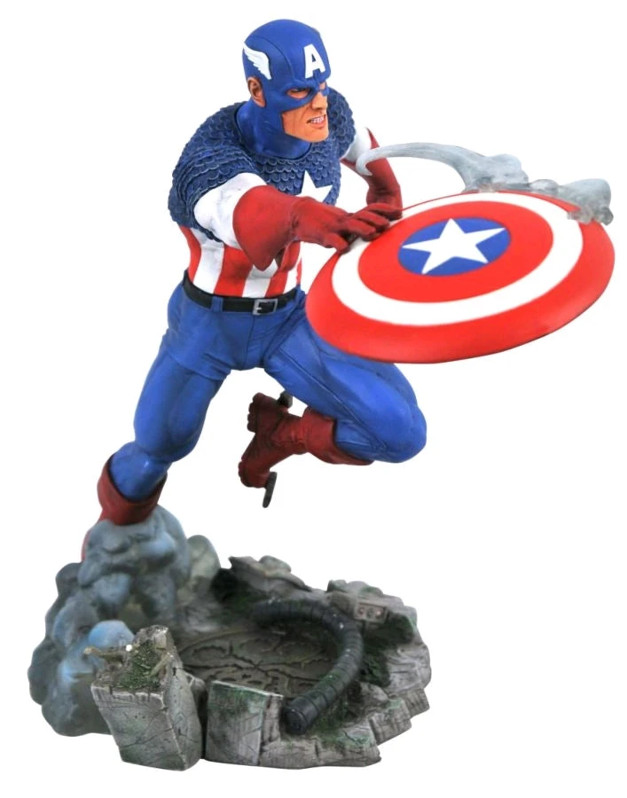 Marvel Comics - Captain America Vs Gallery PVC Statue 1 Marvel Comics - Captain America Vs Gallery PVC Statue