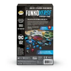 Funkoverse - DC 102 2-pack Expandalone Game 6 Funkoverse - DC 102 2-pack Expandalone Game -Board Games Store FUN45893 Funkoverse DC box back
