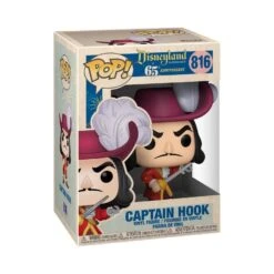 FUNKO Disneyland 65th Anniversary - Captain Hook Pop! Vinyl -Board Games Store FUN51375 Peter Pan Captain Hook PopA