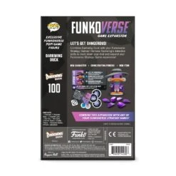 Funkoverse - Darkwing Duck 100 1-Pack Expansion ECCC 2021 US Exclusive -Board Games Store FUN54280 Funkoverse Darkwing Duck 100 1Pk ExpB