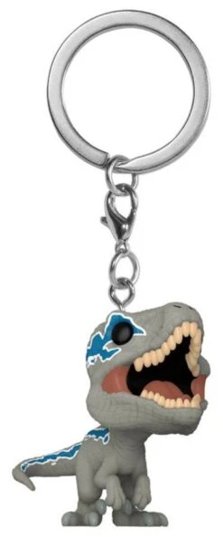 FUNKO Jurassic World 3: Dominion - Velociraptor (Blue) Pocket Pop! Keychain