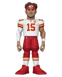 FUNKO NFL: Chiefs - Patrick Mahomes 12" Vinyl Gold -Board Games Store FUN57289 b NFL PatrickMahomesWhiteJerseyChase 12inVinylGold GLAM WEB