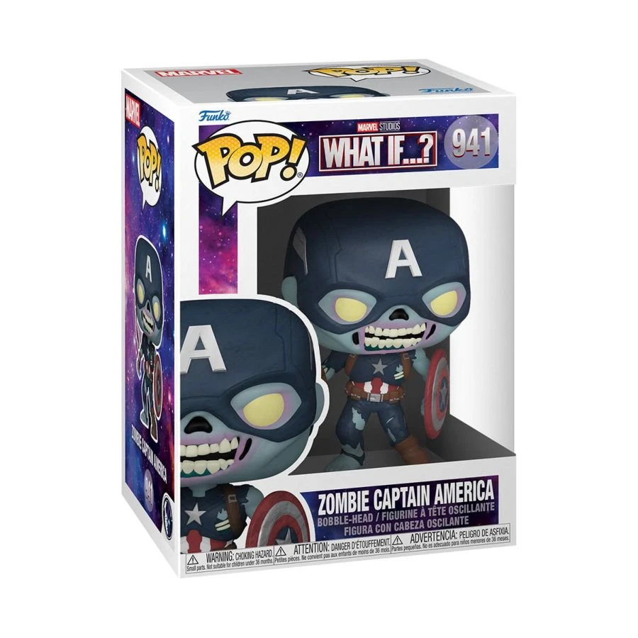 FUNKO What If - Zombie Captain America Pop! Vinyl 2 FUNKO What If - Zombie Captain America Pop! Vinyl - Image 2