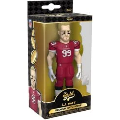 FUNKO NFL: Cardinals - JJ Watt 5" Vinyl Gold -Board Games Store FUN59356 NFL Texans JJ Watt Away Uni 5 Vinyl GoldA