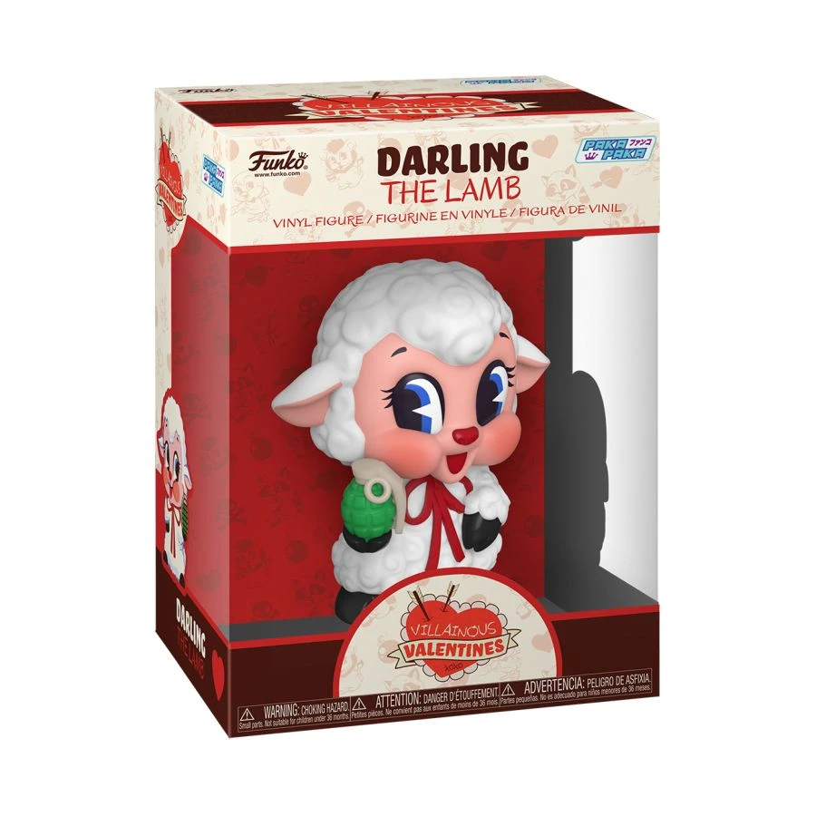 FUNKO Villainous Valentines - Darling The Lamb Paka Paka Vinyl 2 FUNKO Villainous Valentines - Darling The Lamb Paka Paka Vinyl - Image 2