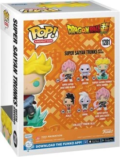 FUNKO Dragon Ball Super - Super Saiyan Trunks With Sword Glow US Exclusive Pop! Vinyl -Board Games Store FUN60245 DB Super SS Trunks wSword GW Pop RS 04