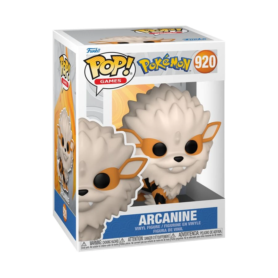 FUNKO Pokemon - Arcanine Pop! Vinyl 2 FUNKO Pokemon - Arcanine Pop! Vinyl - Image 2