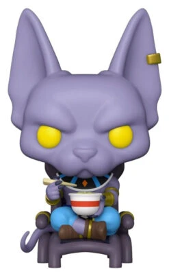 FUNKO Dragon Ball Super - Beerus With Noodles Metallic US Exclusive Pop! Vinyl