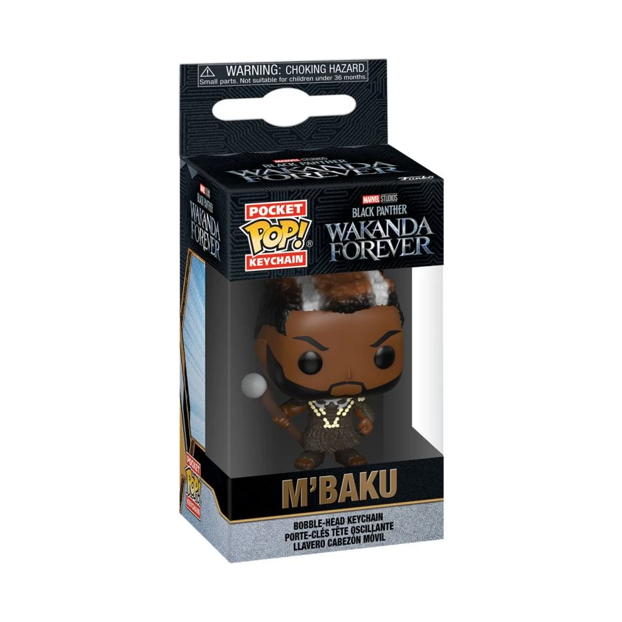 FUNKO Black Panther 2: Wakanda Forever - M'Baku Pop! Keychain 2 FUNKO Black Panther 2: Wakanda Forever - M'Baku Pop! Keychain - Image 2