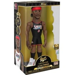 FUNKO NBA: 76ers - Allen Iverson 12" Vinyl Gold -Board Games Store FUN64550 NBA 76ers Allen Iverson 12 Vinyl GoldC