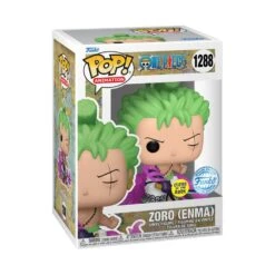 FUNKO One Piece - Zoro With Enma US Exclusive Glow Pop! Vinyl -Board Games Store FUN65028 OnePiece Zoro wEnma GW GLAM 04