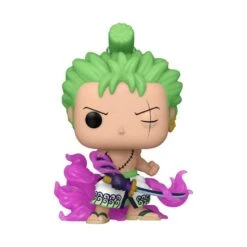 FUNKO One Piece - Zoro With Enma US Exclusive Glow Pop! Vinyl -Board Games Store FUN65028 POPAnimation OnePiece Zoro wEnma GW GLAM WEB
