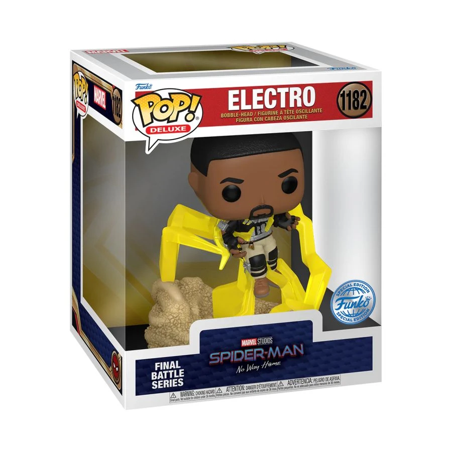 FUNKO Spider-Man: No Way Home - Electro Build-A-Scene US Exclusive Pop! Deluxe 2 FUNKO Spider-Man: No Way Home - Electro Build-A-Scene US Exclusive Pop! Deluxe - Image 2