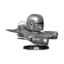 FUNKO Star Wars - The Mandalorian And Grogu In N1 Starfighter US Exclusive Pop! Ride