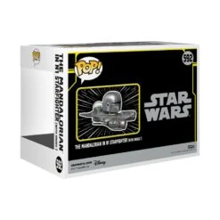 FUNKO Star Wars - The Mandalorian And Grogu In N1 Starfighter US Exclusive Pop! Ride -Board Games Store FUN68642 Mandalorian Mando wGrodu N1 POPRides GLAM 04