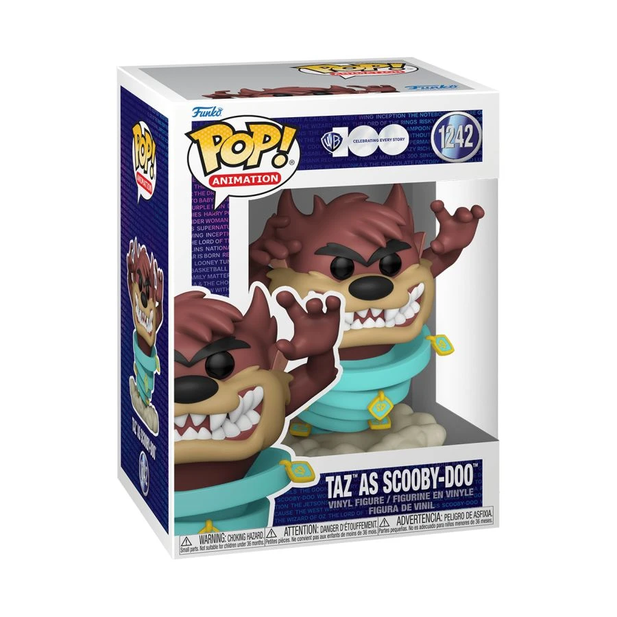 FUNKO Looney Tunes - Taz As Scooby (WB 100th) Pop! Vinyl 2 FUNKO Looney Tunes - Taz As Scooby (WB 100th) Pop! Vinyl - Image 2