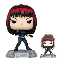 FUNKO Avengers 60th Anninversary - Black Widow (with Pin) US Exclusive Pop! Vinyl