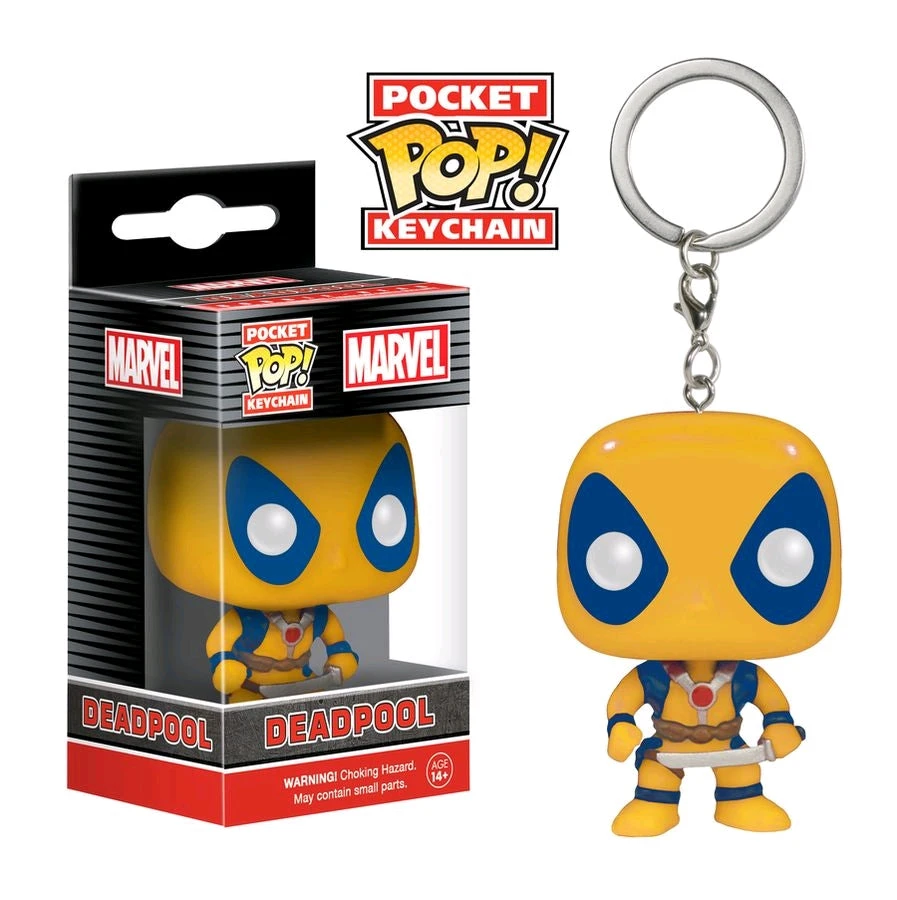FUNKO Deadpool (comics) - Deadpool Yellow US Exclusive Pocket Pop! Keychain 1 FUNKO Deadpool (comics) - Deadpool Yellow US Exclusive Pocket Pop! Keychain