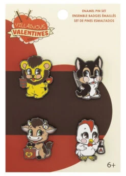 FUNKO Villainous Valentines - Enamel Pin 4-Pack