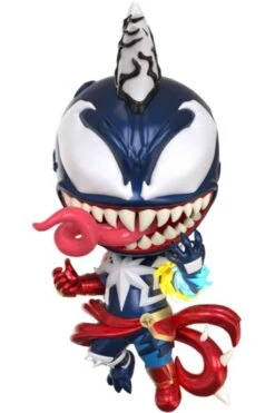 Hot Toys Spider-Man Maximum Venom - Venomized Captian Marvel Cosbaby