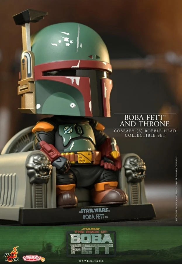 FUNKO Star Wars: Book Of Boba Fett - Boba Fett On Throne Cosbaby Set 2 FUNKO Star Wars: Book Of Boba Fett - Boba Fett On Throne Cosbaby Set - Image 2