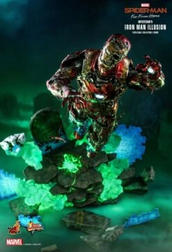 Hot Toys Spider-Man: Far From Home - Mysterio's Iron Man Illusion 1:6 Scale 12" Action Figure -Board Games Store HOTMMS580 SpiderMan FFH Mysterios Iron Man 12 FigureC