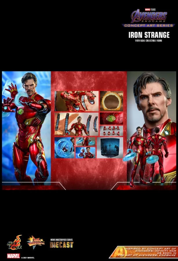 Hot Toys Avengers 4: Endgame - Iron Strange 1:6 Scale 12" Action Figure 11 Hot Toys Avengers 4: Endgame - Iron Strange 1:6 Scale 12" Action Figure - Image 11