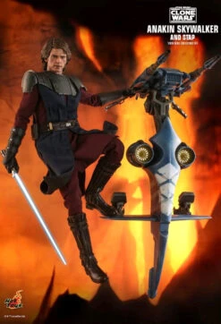 Hot Toys Star Wars: The Clone Wars - Anakin & STAP 1:6 Scale 12" Action Figure Set -Board Games Store HOTTMS020 Star Wars Clone Wars Anakin STAP 12 Figure Set