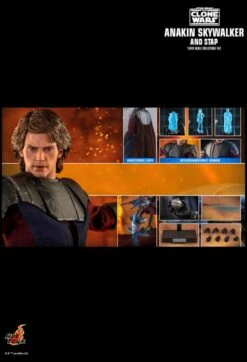 Hot Toys Star Wars: The Clone Wars - Anakin & STAP 1:6 Scale 12" Action Figure Set -Board Games Store HOTTMS020 Star Wars Clone Wars Anakin STAP 12 Figure SetH