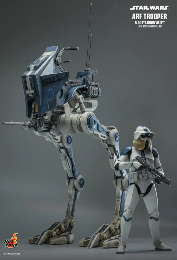 Hot Toys Star Wars - ARF Trooper & 501st Legion AT-RT 1:6 Scale Figure Set 9 Hot Toys Star Wars - ARF Trooper & 501st Legion AT-RT 1:6 Scale Figure Set - Image 9