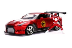 Jada Toys Power Rangers - '09 Nissan GT-R Red 1:24 Scale Hollywood Ride