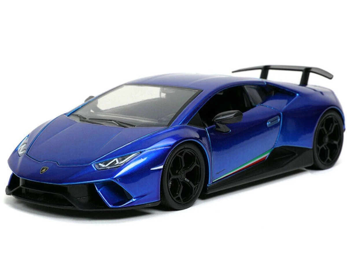 Jada Toys Hyperspec - 2017 Lamborghini Huracan Blue 1:24 Scale 1 Jada Toys Hyperspec - 2017 Lamborghini Huracan Blue 1:24 Scale