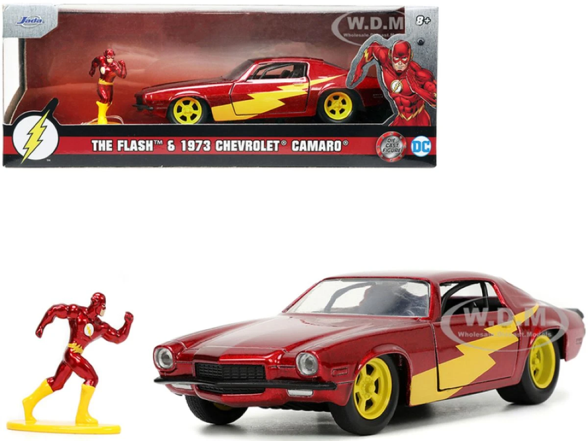 Jada Toys Flash (comics) - The Flash & 1973 Chevrolet Camero 1:32 Scale Hollywood Ride 4 Jada Toys Flash (comics) - The Flash & 1973 Chevrolet Camero 1:32 Scale Hollywood Ride - Image 4