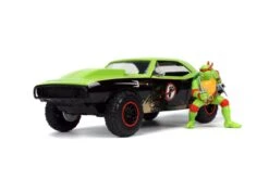 Jada Toys Teenage Mutant Ninja Turtles (TV 1987) - 1967 Chevrolet Camaro With Raphael 1:24 Scale