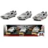 Jada Toys Back To The Future - DeLorean 1:32 Scale 3-Pack