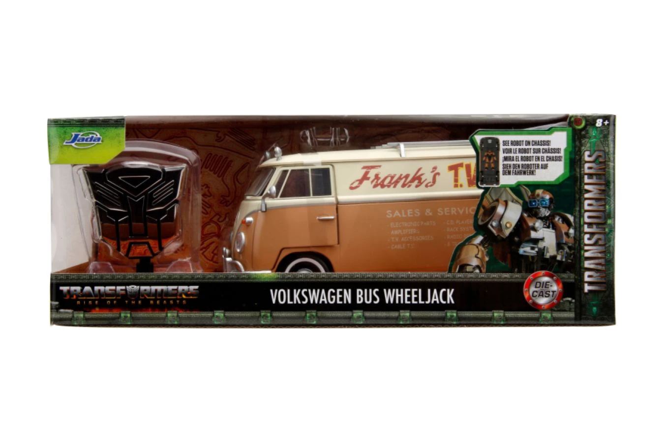 Jada Toys Transformers: Rise Of The Beasts - 1967 VW Beetle Bus 1:24 Scale Vehicle 13 Jada Toys Transformers: Rise Of The Beasts - 1967 VW Beetle Bus 1:24 Scale Vehicle - Image 13