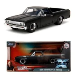 Jada Toys Fast & Furious 10 - Chevorlet El Camino (1967) 1:24 Scale Hollywood Rides Diecast Vehicle