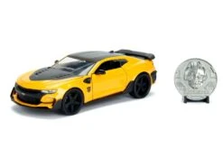 Jada Toys Transformers 5: The Last Knight - Bumblebee ChevyCamaro 1:24 Scale Hollywood Ride With Medallion 16 Jada Toys Transformers 5: The Last Knight - Bumblebee ChevyCamaro 1:24 Scale Hollywood Ride With Medallion -Board Games Store JAD98404 Transformers Chevy Camero 1 24A