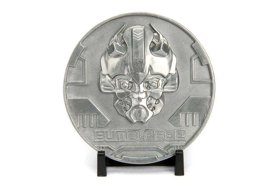 Jada Toys Transformers 5: The Last Knight - Bumblebee ChevyCamaro 1:24 Scale Hollywood Ride With Medallion 13 Jada Toys Transformers 5: The Last Knight - Bumblebee ChevyCamaro 1:24 Scale Hollywood Ride With Medallion - Image 13