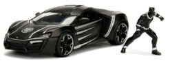 Jada Toys Avengers (comics) - Black Panther Lykan Hypersport 1:24 Scale Hollywood Rides Diecast Vehicle