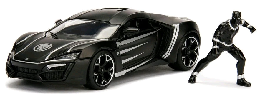 Jada Toys Avengers (comics) - Black Panther Lykan Hypersport 1:24 Scale Hollywood Rides Diecast Vehicle 1 Jada Toys Avengers (comics) - Black Panther Lykan Hypersport 1:24 Scale Hollywood Rides Diecast Vehicle