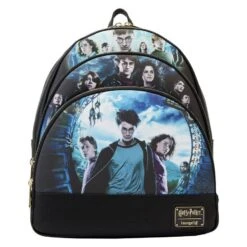 LOUNGEFLY Harry Potter - Trilogy Series 2 Triple Pocket Mini Backpack