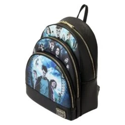 LOUNGEFLY Harry Potter - Trilogy Series 2 Triple Pocket Mini Backpack -Board Games Store LOUHPBK0210 HP Trilogy S2 Triple Pocket Mini Backpack 03