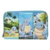 LOUNGEFLY Pokemon - Squirtle Evolution Zip Purse